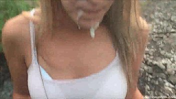 on with cum penis my she touch it Wife screams while riding a dick