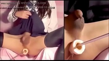 the balls beaver into from her squezzing cum his Sex in the batheroom dvxx