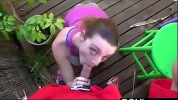 hardcore amateur blowjob teen brunette gives nice great Daugjter forced to fuck father