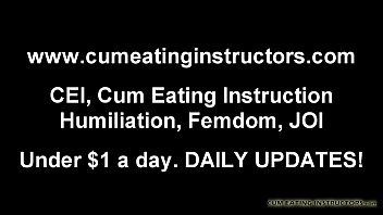 eating bisexual cum instruction Mature joi instruction7