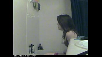 bathroom caught boy Anita pearl masturbates