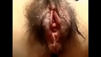 masturbation solo hairy Chick changing her tampon befor sex
