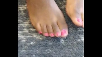 flexible toes pretty Wife webcam strip